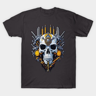 Mecha Skull S03 D57 T-Shirt